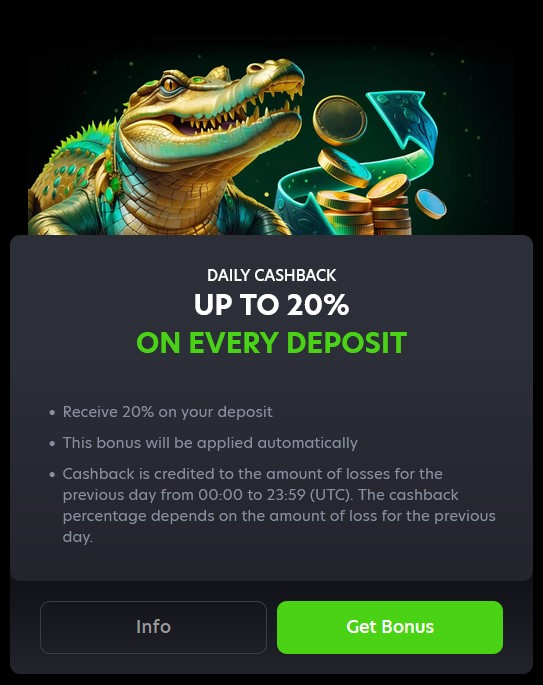 Neospin Cashback Bonus 